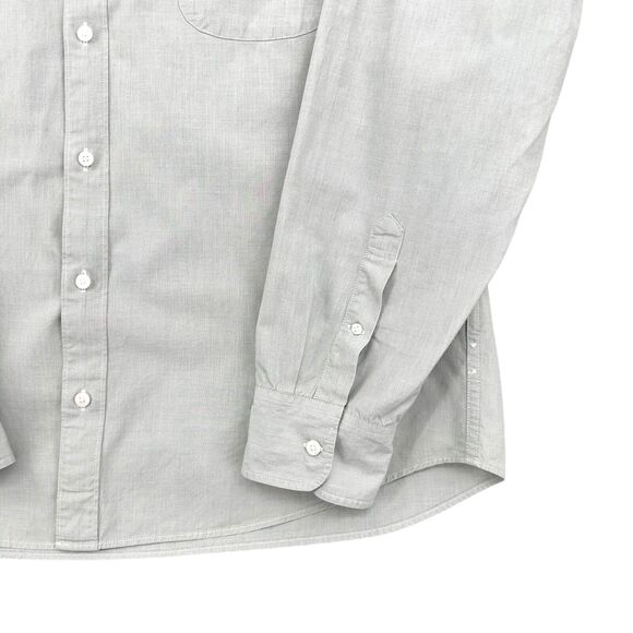 J.Crew Light Celery Long Sleeve Button-Down Collar Button-Up Mens Shirt XL Short - Picture 2 of 6